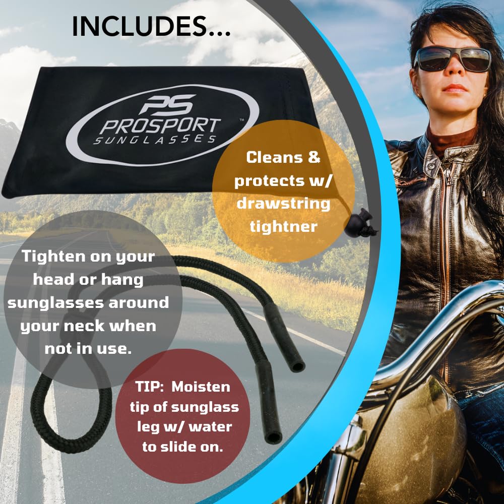 proSPORT Polarized Bifocal Readers Fishing Sunglasses Men Women Motorcycle Driving Golf String Magnifying 1.50 2.00 2.50 - Image 8