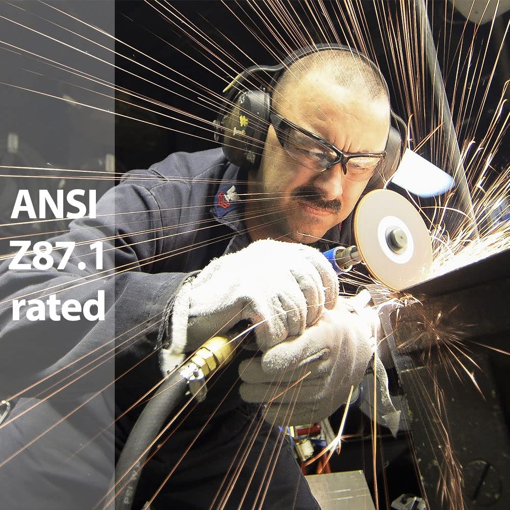 proSPORT Safety Glasses Z87 Protective Clear Lens UV Protection Night Driving Riding Working Eye Protection Men Women - Image 4