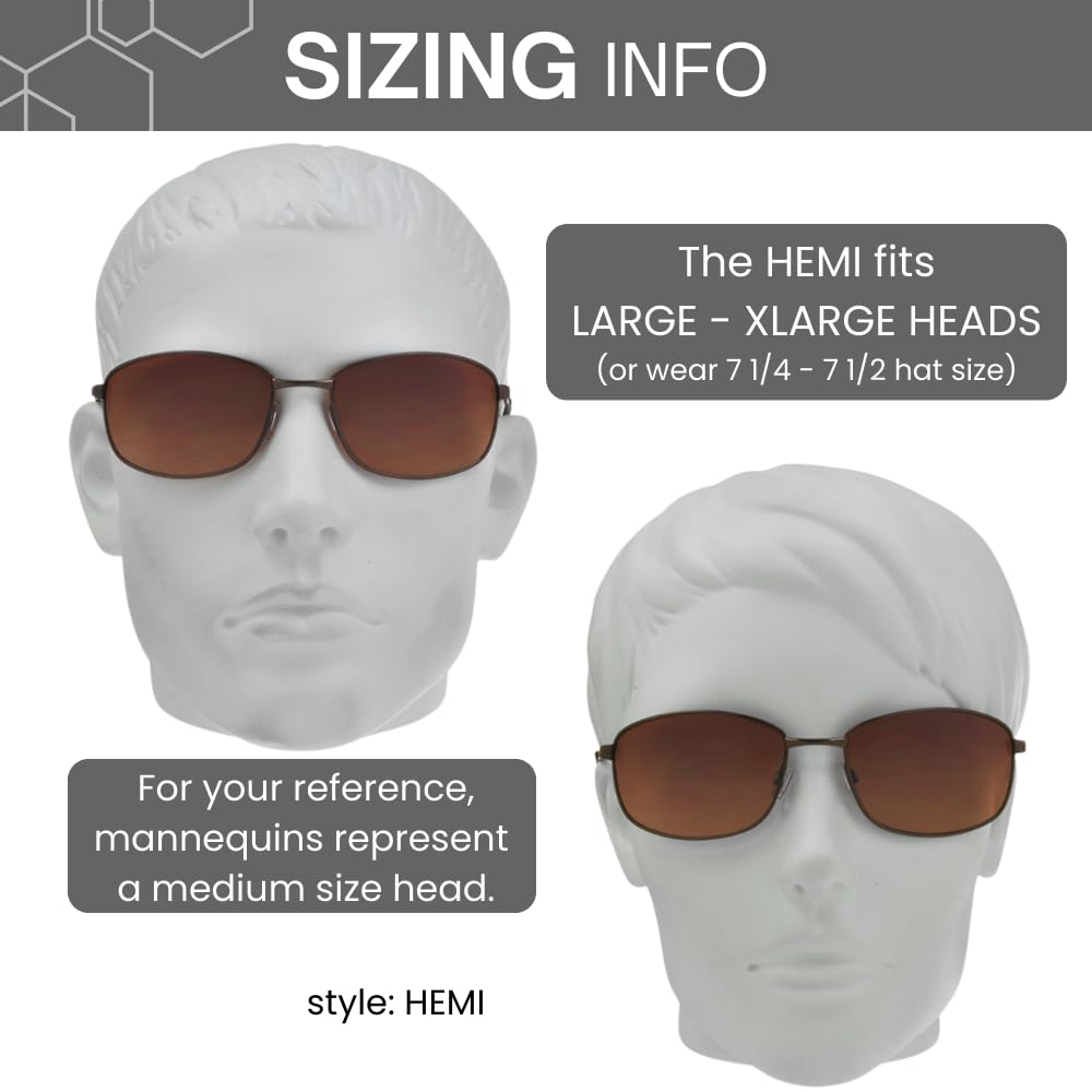 proSPORT Blue Light Blocking Sunglasses – HD Copper Amber Metal Aviator Reduce Eye Strain Better Sleep - Image 3