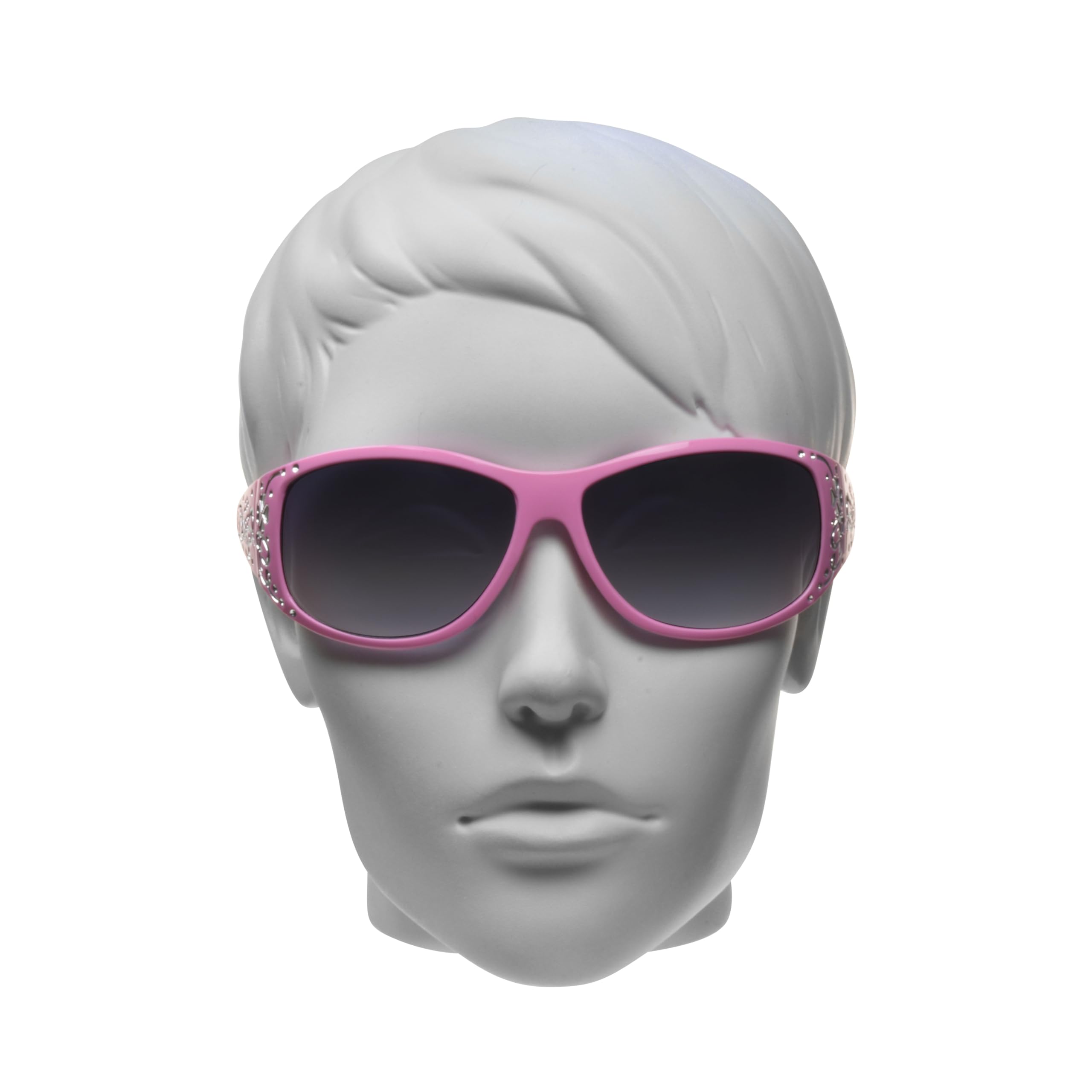 proSPORT Women Chic Oversized Rhinestone Silver Butterfly Crystal Bling Trendy Fashion Sparkle Sunglass - Image 3